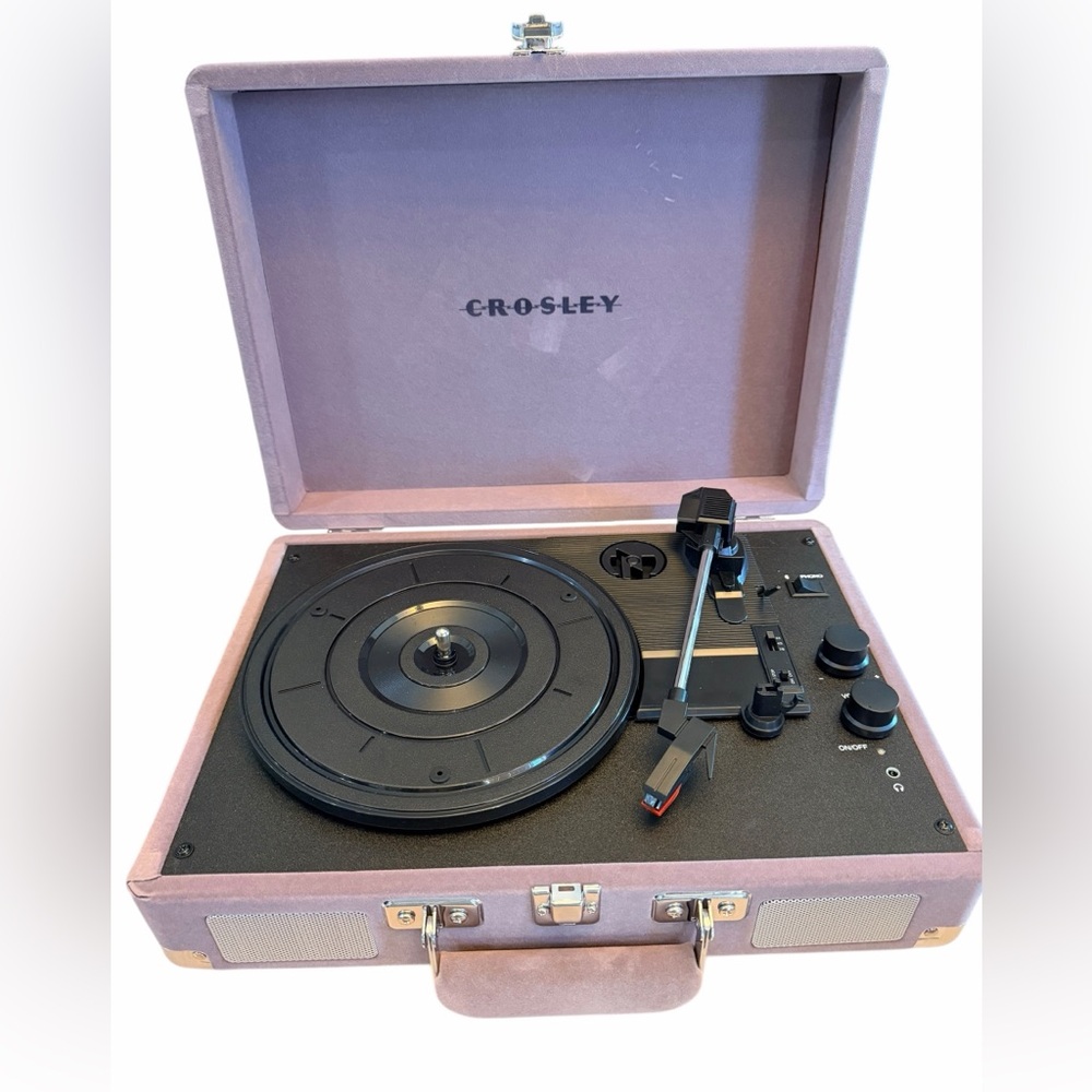 Crosley Cruiser Plus Bluetooth, Purple Turntable, Record Player